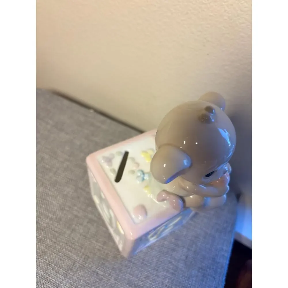Enesco Precious Moments Collectors Baby Bear Piggy bank